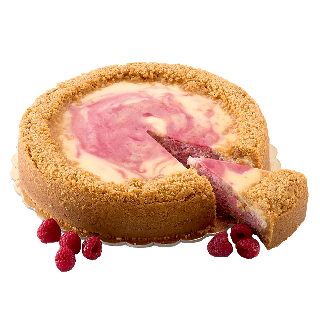 Oven Baked Raspberry Cheesecake