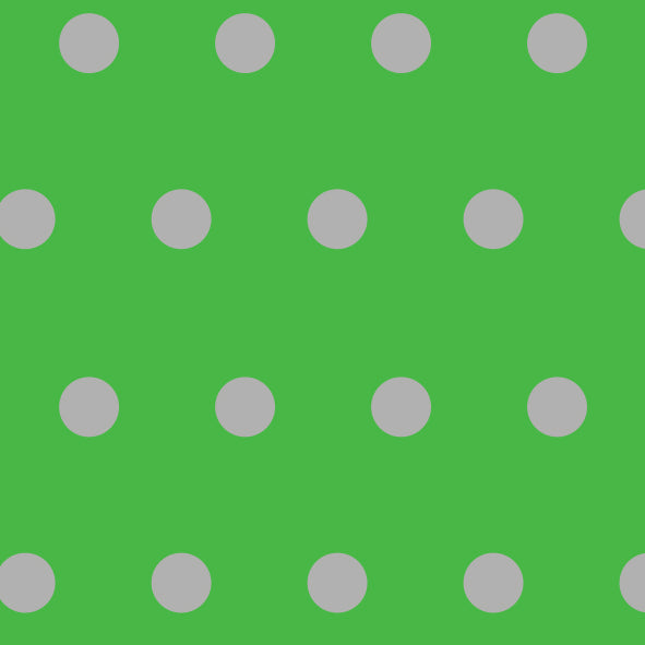 Green Silver Dots 64 (Dots Mat)