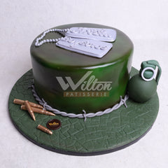 M.25.a ARMY - Men Birthday Cakes - WILTON PATISSERIE