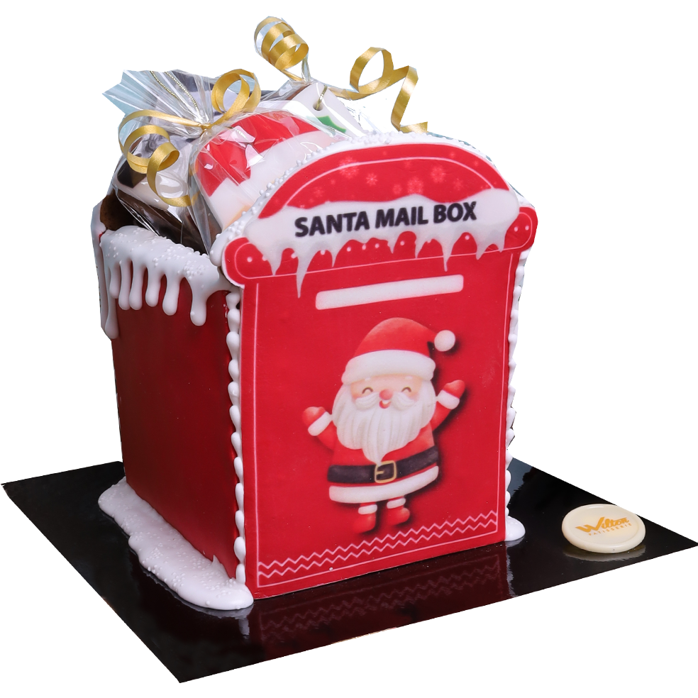 Ginger Santa Mail Box