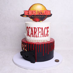 M.30.a SCARFACE - Men Birthday Cakes - WILTON PATISSERIE