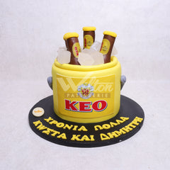 M.4.d KEO BEER - Men Birthday Cakes - WILTON PATISSERIE