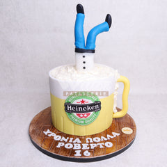 M.4.j HEINEKEN - Men Birthday Cakes