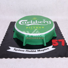 M.4.k CARLSBERG BEER - Men Birthday Cakes