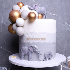 V.35.a JUNGLE - Christening Cake - WILTON PATISSERIE