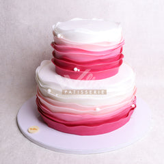 V.43.a WAVES - Christening Cake - WILTON PATISSERIE