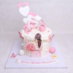 W10.d BUTTERFLIES - Women Birthday Cakes