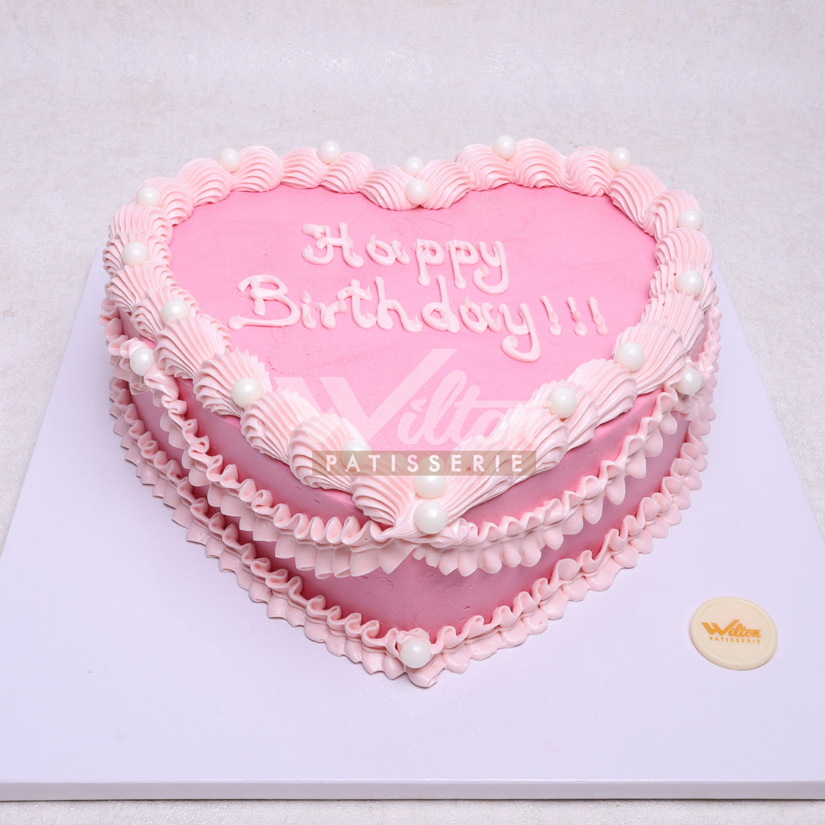 W17.k HEART - Women Birthday Cakes