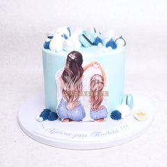 W32.a MOTHER AND DAUGHTER - Women Birthday Cakes - WILTON PATISSERIE