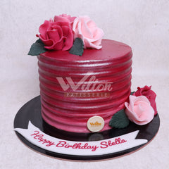 W6.49 FLOWERS - Women Birthday Cakes - WILTON PATISSERIE