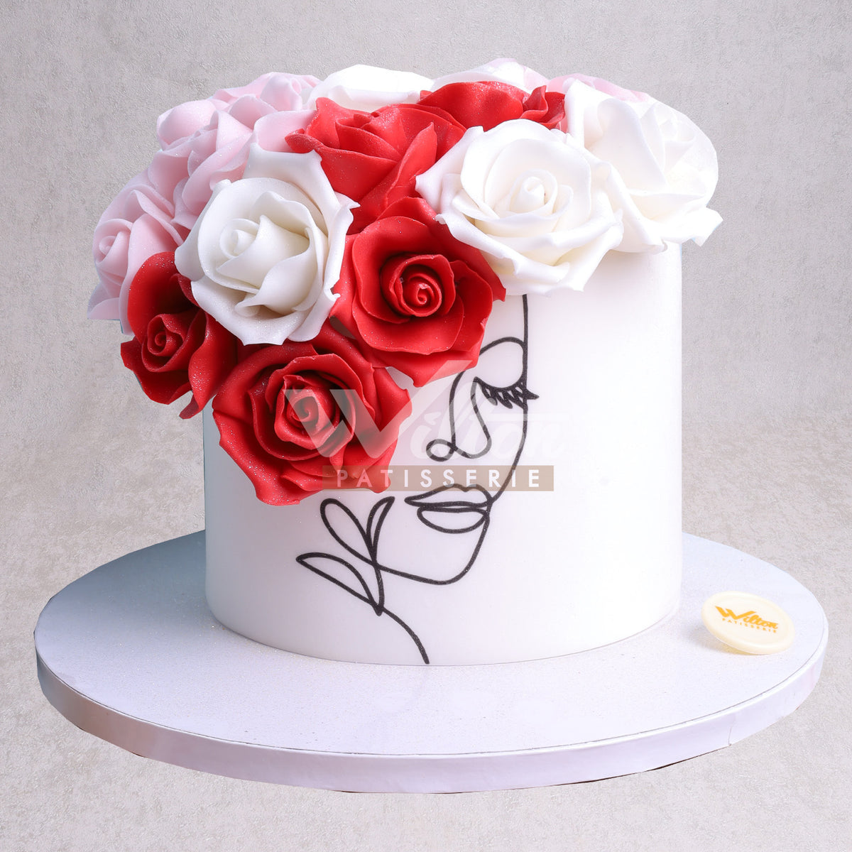 W6.58 FLOWERS - Women Birthday Cakes