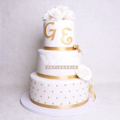 WE5.b CAPITONE - Wedding Cakes - WILTON PATISSERIE