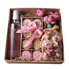 Wine, Nuts and Dubai Chocolate Bites - Gift Boxes