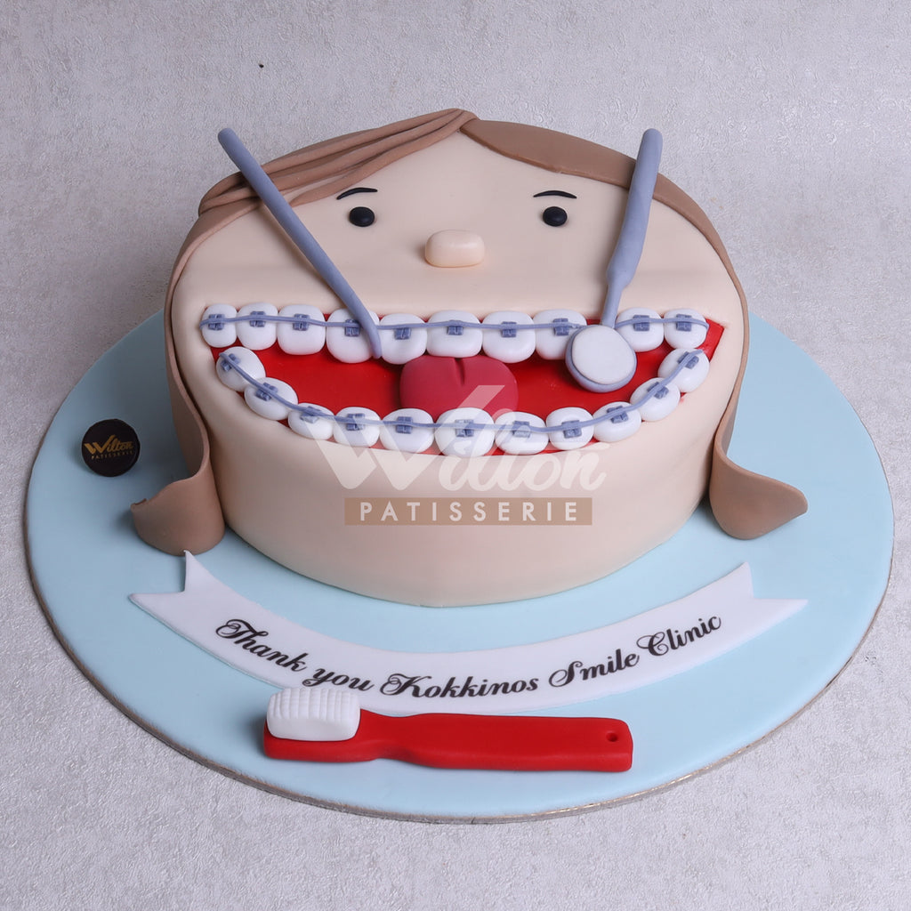 Specialty Dentist Retirement Cake — Trefzger's Bakery