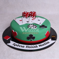 M.11b POKER - Men Birthday Cakes - WILTON PATISSERIE