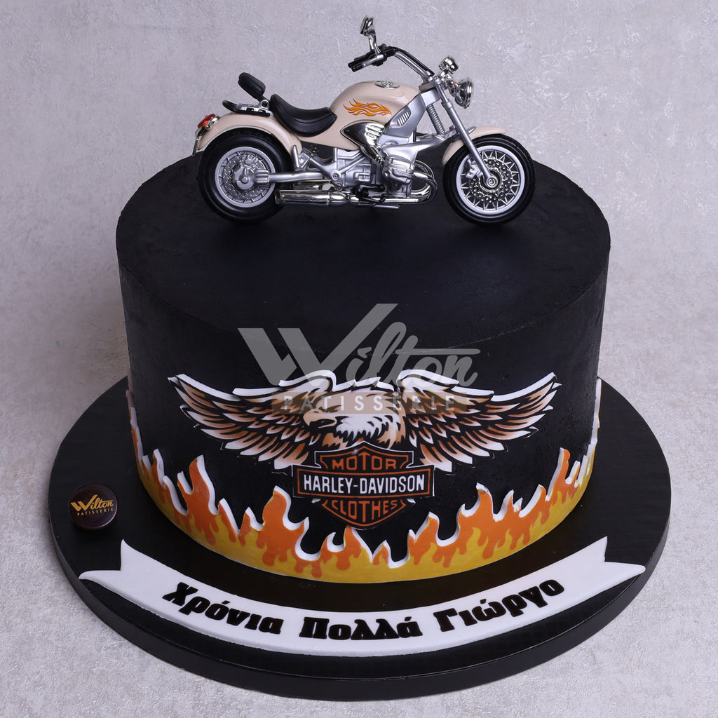 Harley Davidson Motorcycle Birthday Cake - CakeCentral.com