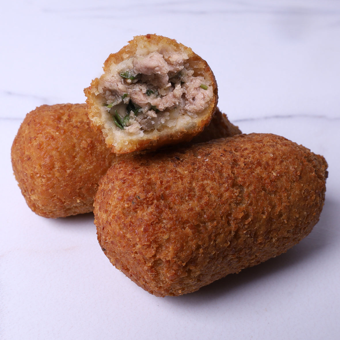 Medium sized Koupes with pork mince - Hot Finger Food