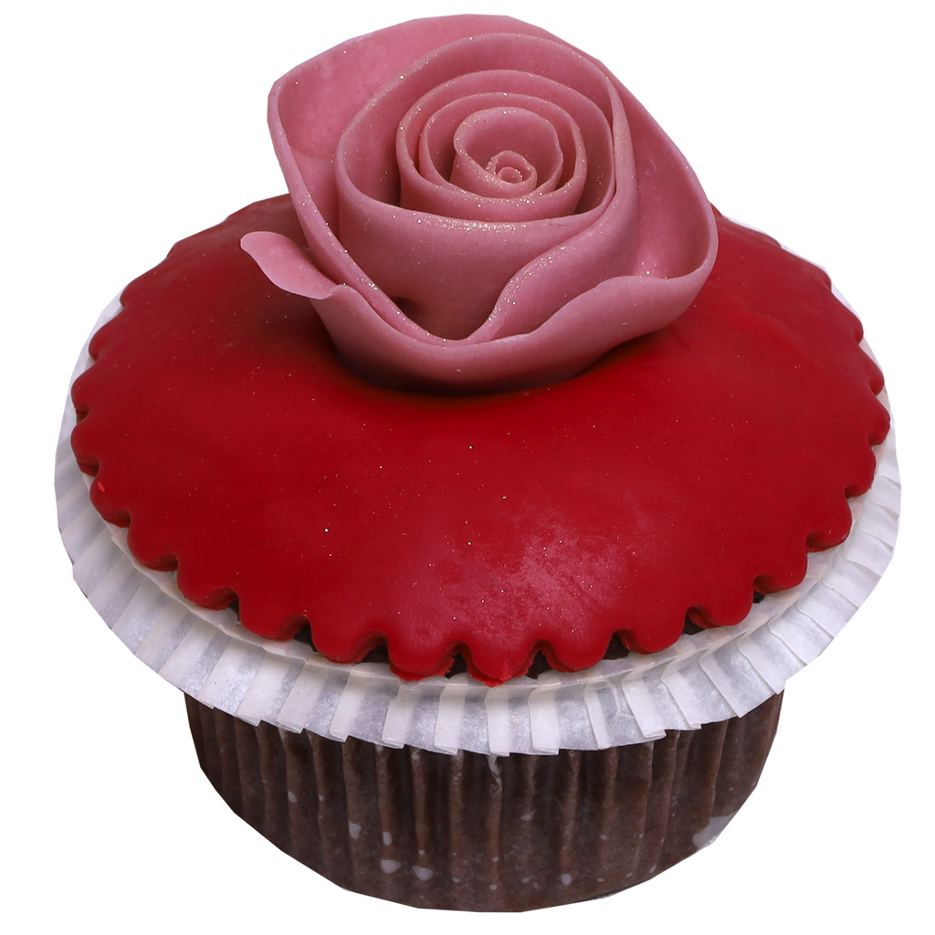 Cup Cake With Sugar Paste (valentines)