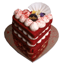 Valentine Red Velvet Heart XS/S - WILTON PATISSERIE