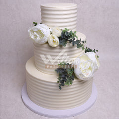 WE4.b FLOWERS - Wedding Cakes - WILTON PATISSERIE