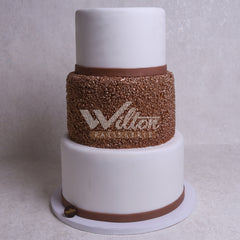 WE9.a WHITE BRONZE - Wedding Cakes - WILTON PATISSERIE